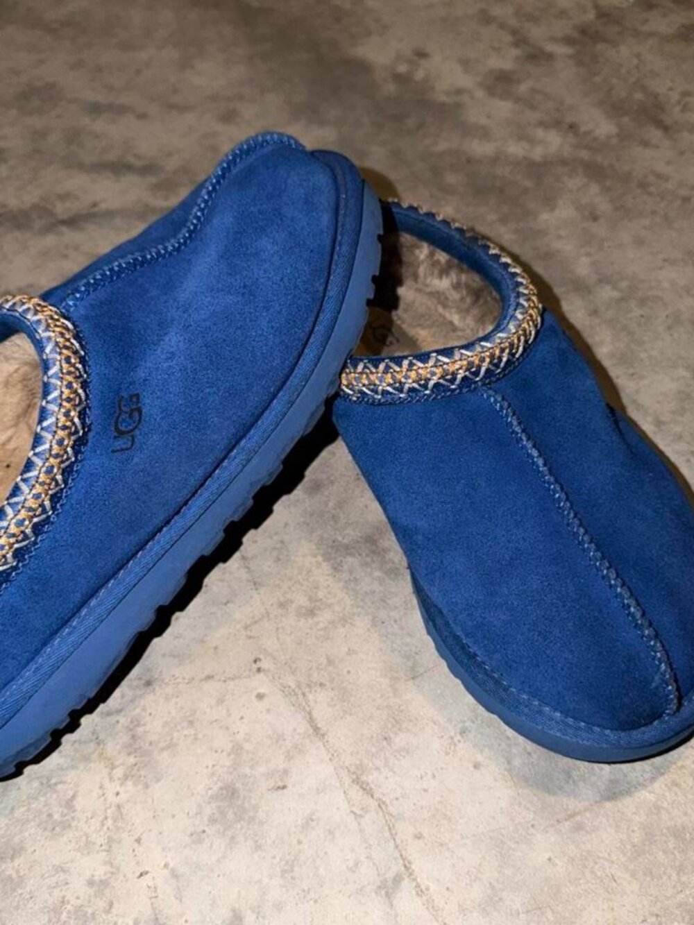 UGG Women's Blue Slippers - Picture 2 of 2